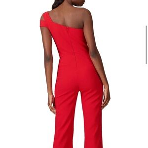 Likely Red One-Shoulder Jumpsuit (Maxson Jumpsuit)